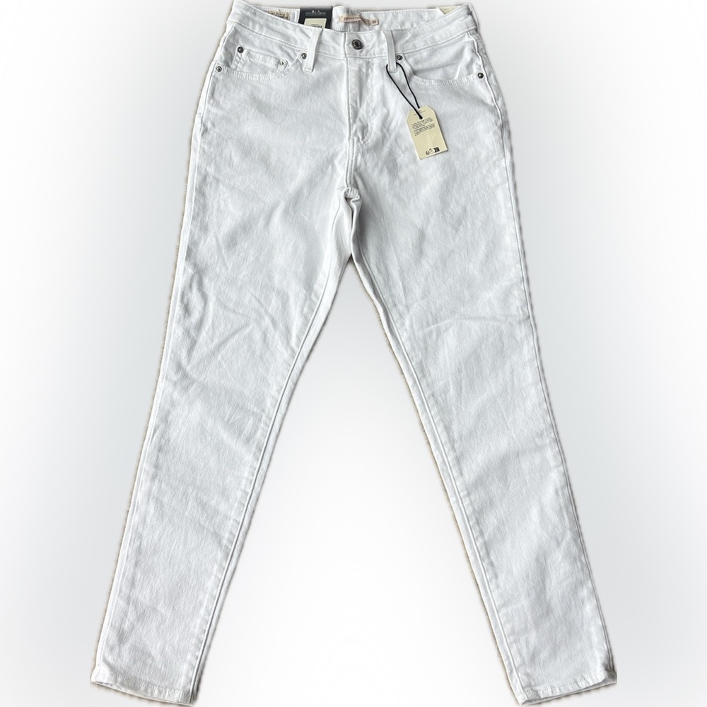 Levi's 721 high rise skinny white jeans pants size 30 x 30 $90 new - Picture 2 of 14